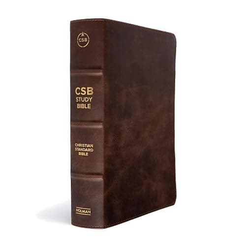 CSB Study Bible, Brown Genuine Leather, Indexed, Red Letter, Study Notes and Commentary, Illustrations, Articles, Word Studies, Outlines, Timelines, Easy-to-Read Bible Serif Type thumbnail 12