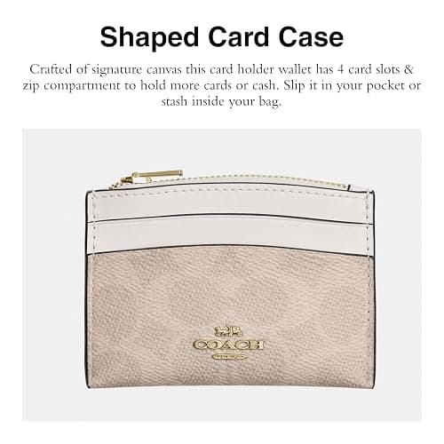 ⭐️Coach Crossgrain Leather Shaped Card Case thumbnail 2