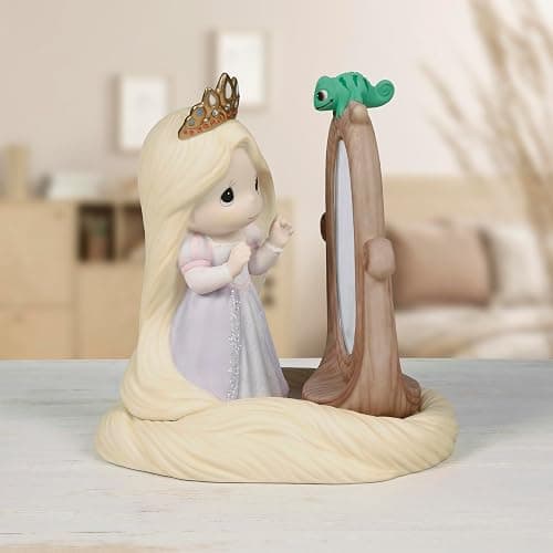 Precious Moments Disney Princess Rapunzel Bisque Porcelain Figurine | Heartfelt Collectible Decor and Gift for Any Occasion thumbnail 2