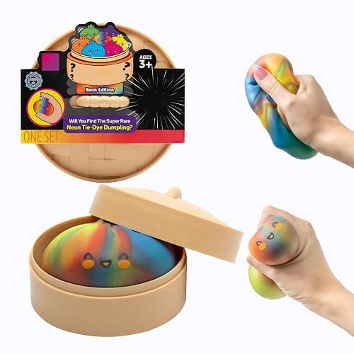 Squishy Dumpling Rainbow Dumpling Squishy Stress Party Gifts C | Dumplings Squishy Glitter Dumpling Slow Rising Stress for Holiday Gifts thumbnail 5