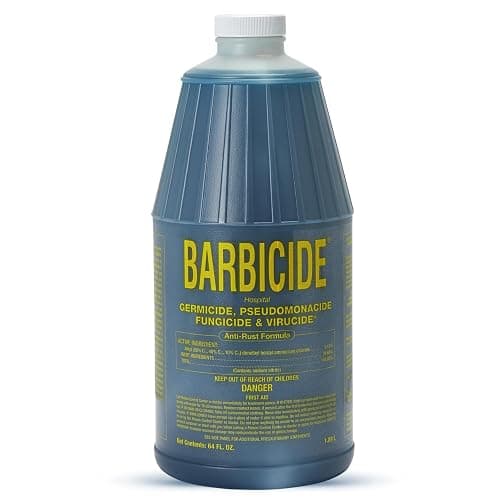BARBICIDE Half Gallon Disinfectant Concentrate | EPA-Registered, Hospital-Grade Germicide for Salons & Barbershops | Anti-Rust Solution for Shears, Combs & Professional Tools | EPA-Registered - Image 1