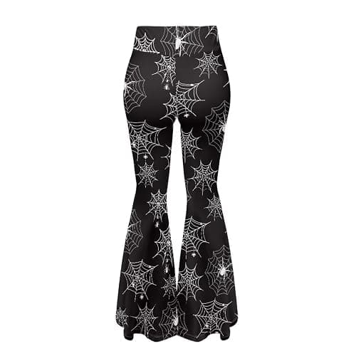 ELEDIZI High Waist Hip Lifting Bootcut Yoga Pants Tummy Control Bell Bottom Flared Yoga Leggings for Women Size XS-2XL thumbnail 5