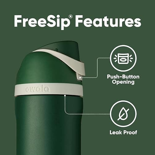 Owala Harry Potter FreeSip Insulated Stainless Steel Water Bottle with Straw, BPA-Free Sports Water Bottle, Great for Travel, 24 Oz, Slytherin thumbnail 4