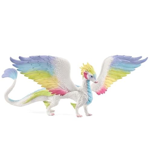 schleich BAYALA — Rainbow Dragon with Large, 13" Wingspan and Movable Parts, Colorful Toy Dragon Collectible Figurine, Fantasy Toys for Girls and Boys Ages 5+ - Image 1