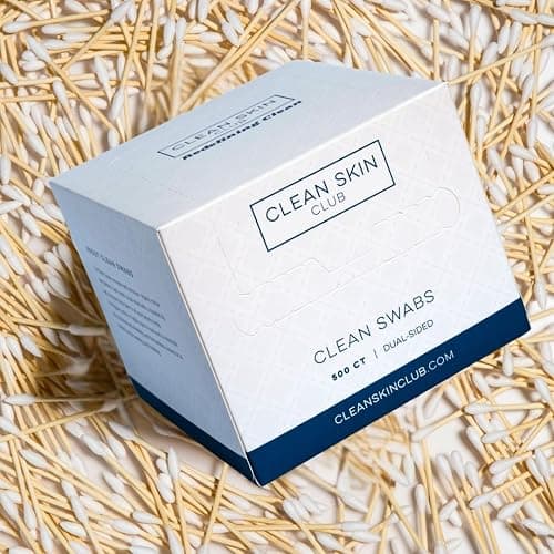 Clean Skin Club Clean Swabs | 500CT | One Pointed Tip | Biodegradable + Organic Cotton & Bamboo | Makeup & Nail Polish Touch-ups | Chlorine-Free & Hypoallergenic (500 Count) thumbnail 5
