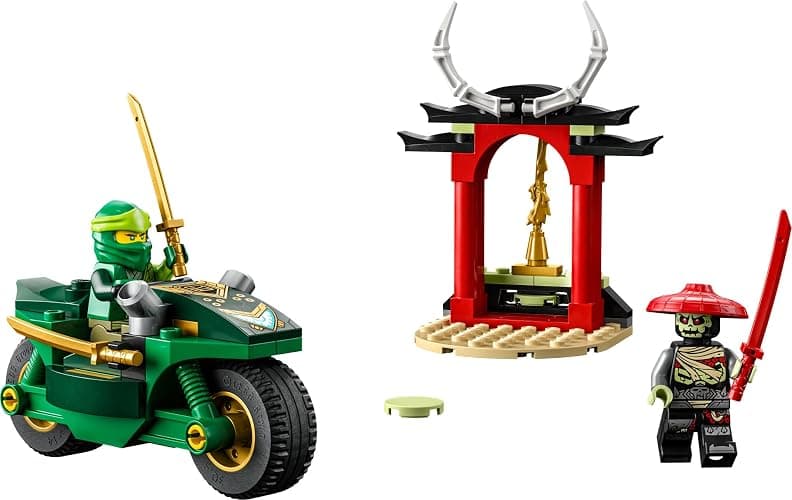 LEGO NINJAGO Lloyd’s Ninja Street Bike, Ninja Motorcycle Toy Building Kit, Easy-to-Build Beginners Learning Set for Pretend Play, Ninja Gift Idea for Preschool Kids, Boys and Girls Age 4+, 71788 thumbnail 5