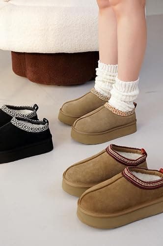 Project Cloud 100% Genuine Leather Platform Slippers for Women – Soft Memory Foam Womens Slippers & Supportive Clogs for Women 2025 – Cozy, Stylish Everyday Footwear (Sayre) thumbnail 5