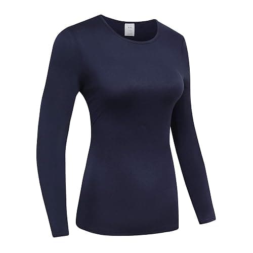 OThread & Co. Women's Long Sleeve T-Shirt Comfy Underscrub Tee Basic Stretch Layer thumbnail 4