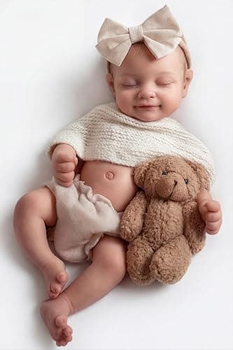 BABESIDE Full Body Silicone Reborn Baby Dolls - 12 Inch (Weight 3 lb) Weighted Full Silicone Realistic-Newborn Baby Doll Real Life Baby Dolls with Complete Accessories & Gift Box - Image 1