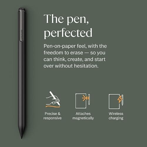 reMarkable Paper Pro Bundle – Mosaic Weave | Includes 11.8” reMarkable Paper Tablet, Marker Plus Pen with Eraser, and a Book Folio Cover in Mosaic Weave – Basalt thumbnail 8