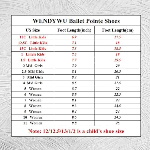 WENDYWU Girls Womens Dance Shoe Pink Ballet Pointe Slippers Ballet Flats Shoes with Ribbons Toe Pads Black Pink Red thumbnail 8
