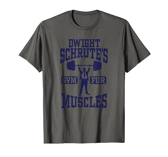 The Office Dwight's Gym for Muscles T-Shirt - Image 1