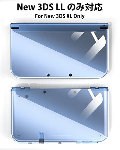 New 3DS XL Case with New 3DS XL Screen Protector, Transparent Hard Case with HD Thin Flexible PET Film for New 3DS XL/LL 2015 thumbnail 5