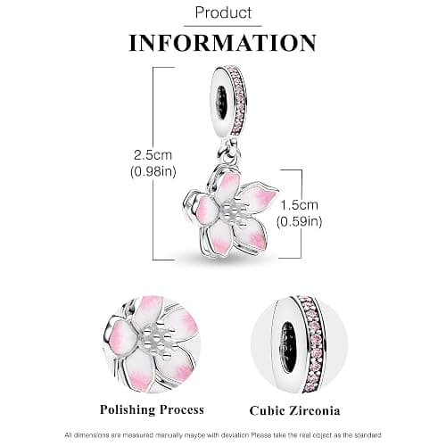 RMMD Geschenke für Frauen Mädchen - Charms Anhänger für Armbänder Halskette Charm Armband Geschenke Geburtstag thumbnail 2