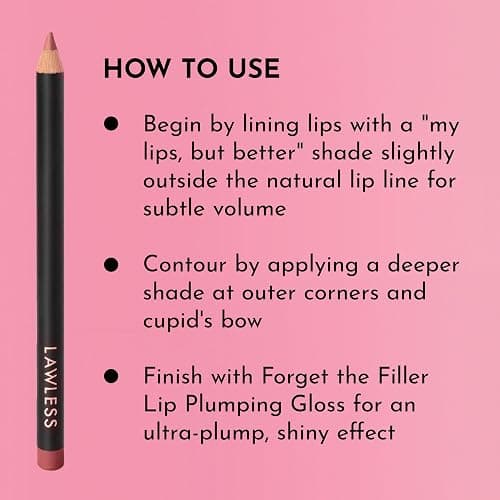 Lawless Women's Forget the Filler Definer Liner, Rosewood, 0.04 Ounce thumbnail 6