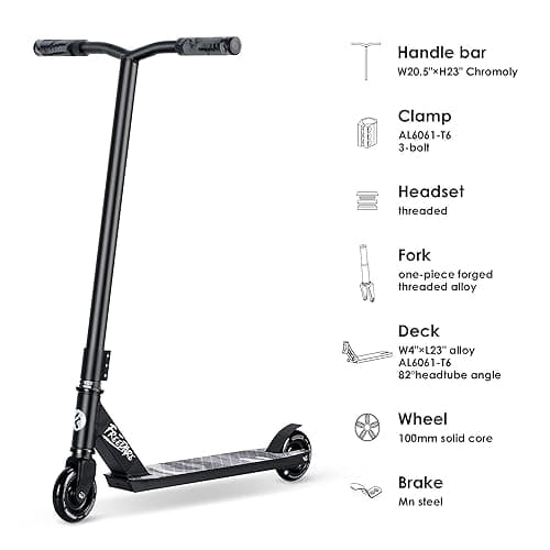 FREEDARE Pro Scooter Stunt Scooter Complete Trick Scooter for Kids 8 Years and Up, Teens, Adults, Boys and Girls Freestyle Street Scooter for Intermediate and Beginner Skate Park thumbnail 4