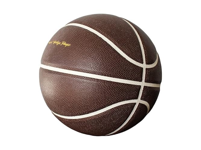 Modest Vintage Player Ltd Products Dark Brown Leather Basketball thumbnail 2