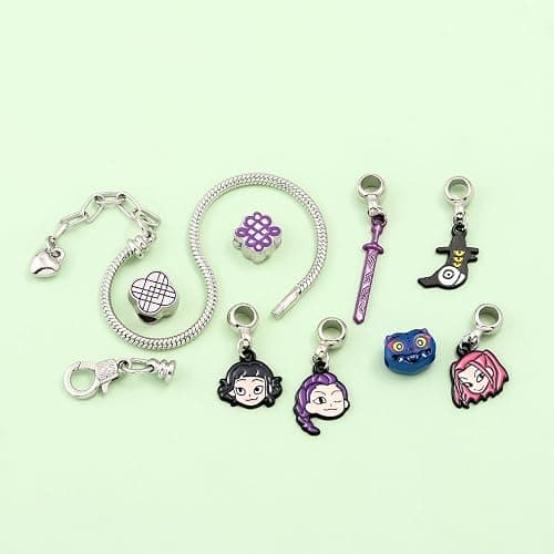 THANOS Demon Movie Hunters Charm Bracelet - Adjustable Fashion Jewelry Gift with Character-Inspired Charms for Teens and Adults thumbnail 3