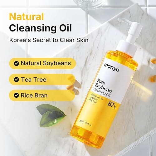 MANYO Pure Cleansing Oil, Natural Oil Cleanser for Face, Makeup Blackhead Remover, Korean Skin Care, 6.76 fl oz (200ml) thumbnail 4