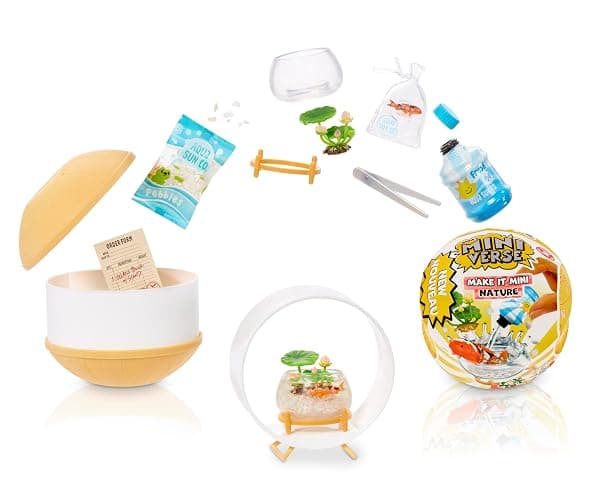 MGA's Miniverse - Make It Mini Nature Series 2 (3 Pack) Collectibles, Blind Pack, DIY, Crafts, Resin Play, Replica Plants, Animals, Small Flowers, Botanicals, NOT Edible, Collectors thumbnail 2