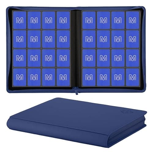 Premium Card Binder 16 Pocket,Trading Card Binder Holds up to 1000+Cards Sturdy Card Collection Album, Card Holder Folders for MTG, TCG, Game Cards & Sports Cards - Image 1