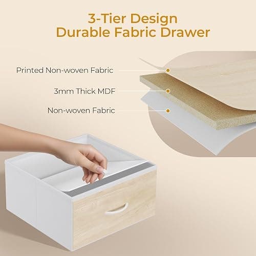 ADORNEVE Full Over Twin Bunk Bed with 8 Storage Drawers, Metal Loft Bed with Led Lights & Storage Shelves, Bunk Beds Twin over Full Size with 13.4" H Safety Guardrail & Ladder, for Kids & Teens, White thumbnail 9