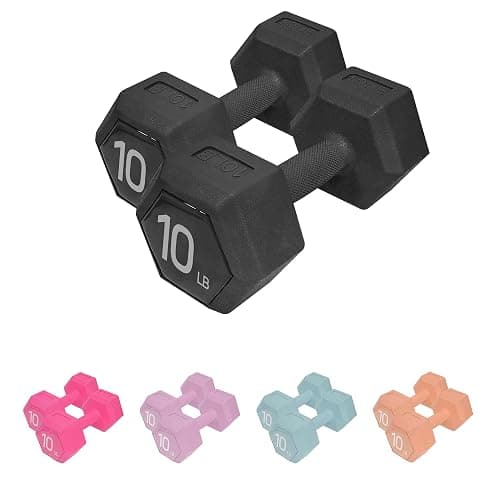ZTTENLLY Dumbbell Sets - 5/10/15/20/25/36 lb Dumbbells Pair Hand Weights Set of 2 - Easy Grip - Arm Weights for Men and Women, Home Gym Exercise Equipment for Workouts Fitness Strength Training - Image 1