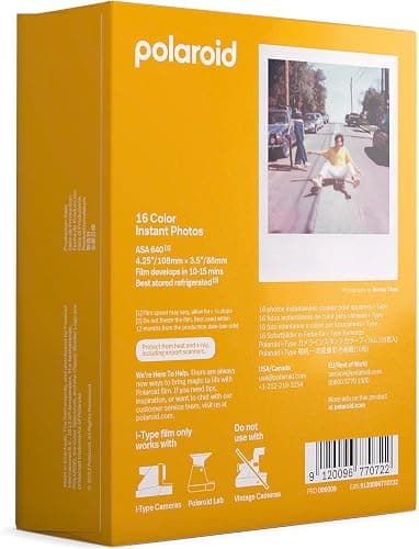 Polaroid Instant Color Film for i-Type Cameras 2 Pack, 16 Instant Photos Bundle with a Cleaning Cloth thumbnail 3