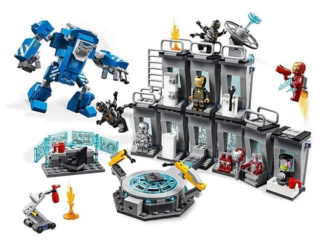 LEGO Marvel Avengers Iron Man Hall of Armor 76125 Building Kit - Marvel Tony Stark Iron Man Suit Action Figures (524 Pieces) thumbnail 8