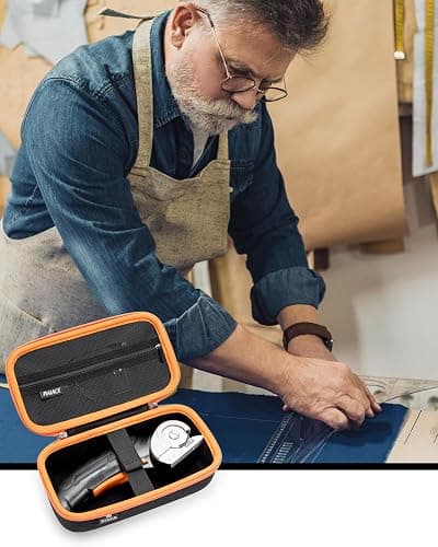 RAIACE Hard Storage Case Compatible with WORX WX082L/ WX081L ZipSnip Cordless Electric Scissors, Protective Carrying Bag. (case only)-Black thumbnail 2