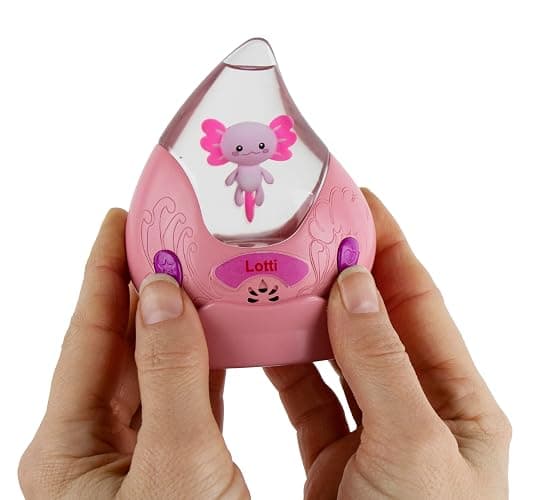 Aqua Pets Lotti – Super-Cute Axolotl Interactive Floating Water Pet with Lights, Sounds & 3 Games – Collectible Toy for Kids Ages 6+ thumbnail 2