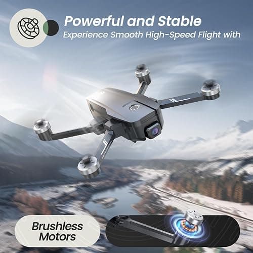 Holy Stone HS720E Drones with Camera for Adults 4K,Integrated Remote ID, 2 Batteries 46 Min Flight Time, 5GHz FPV Transmission, 130° FOV EIS Camera,Drone with 4K/30FPS Video,Brushless Motor, Auto Return, Follow Me, GPS Drone for Beginner thumbnail 4