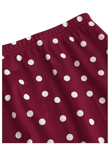 Verdusa Women's Polka Dots Mini Skirt Y2K Vintage Mesh Country Concert Outifits thumbnail 5