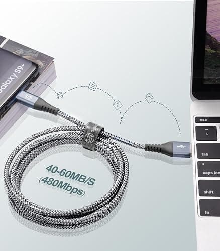 USB C Charging Cord [2Pack 10ft],USB C Cable Fast Charger 3.0A,USB C to USB Nylon Type C Charging Phone Charger for i Phone 17 16 15 Pro Max,Samsung S25/S24/S23/S22/S21/S20/S10,A71/A70/A54/A51,Note20 thumbnail 4