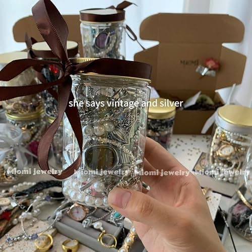 mystery jewelry jar custom mystery jewelry jar vintage whimsical fairy gothic thumbnail 2