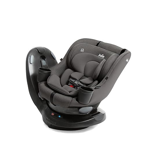 Joie Chili Spin 360 2-in-1 Rotating Convertible Car Seat with a 360 Spin and Easy Installation - Lower Anchor Attachment or Vehicle Belt Installation (Thunder) thumbnail 5