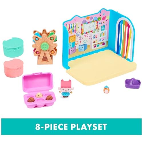 Gabby's Dollhouse, Baby Box Cat Craft-A-Riffic Room with Exclusive Figure, Accessories, Furniture and Dollhouse Delivery, Kids Toys for Ages 3 and up thumbnail 3
