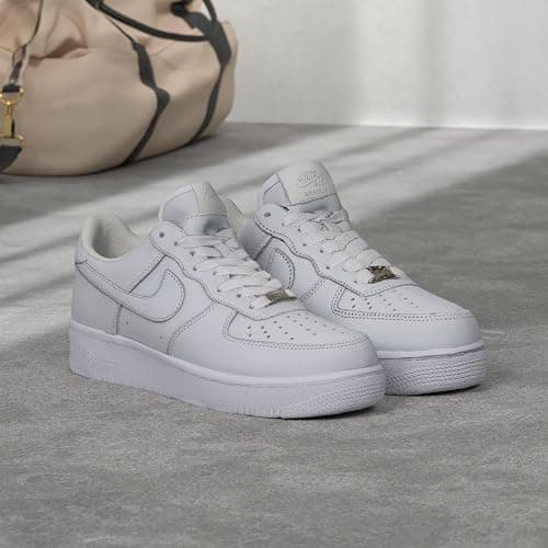 Nike Men's Air Force 1'07 Shoes Basketball - 7.5 - White thumbnail 2