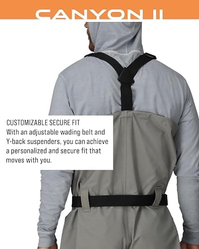 FROGG TOGGS Canyon II Breathable Waterproof Stockingfoot Fishing Chest Wader for Fishing thumbnail 7