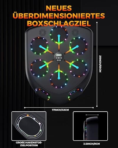 AzureHaven Music Boxing Machine Boxmaschine Mit Musik für Erwachsene und Kinder thumbnail 2