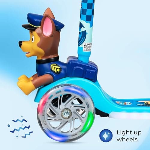 Kick Scooter for Kids, 3 Wheel Self Balancing, Light Up LED Wheels thumbnail 3