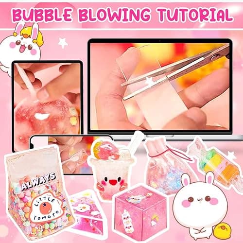 Nano Tape Bubble Kit for Kids, Squishy Toys Maker Making Kit, Birthday Gifts Toys for 4 5 6 7 8 9 10 11 12 Year Old Girls Girl, Kids Toys for Girls 4-6 6-8 7-8 8-10 10-12 thumbnail 8