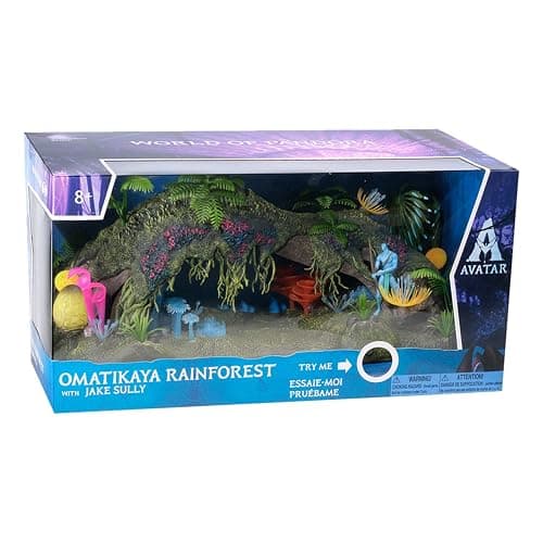 McFarlane - Avatar - World of Pandora DLX Set - Omatikaya Rainforest with Jake Sully thumbnail 4