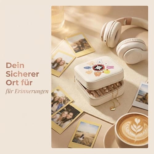 XIAZHDZ Korea Pop Merch Schmuckbox – Schmuck Organizer für STAYs | Tragbare Aufbewahrungsbox für Ringe, Ohrringe & Ketten | Korea Fan Geschenkidee thumbnail 3