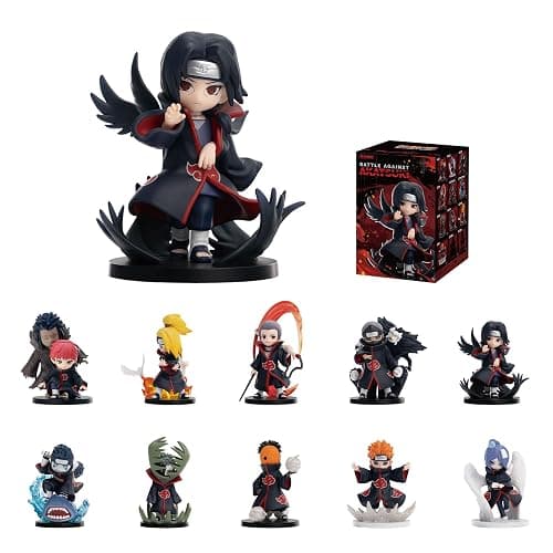 POP MART Naruto: Shippuden Series Battle Against Akatsuki Themed Blind Box Figures, Collectible Toys Home Decorations, Holiday Birthday Gifts for Girls and Boys, Single Box - Image 1