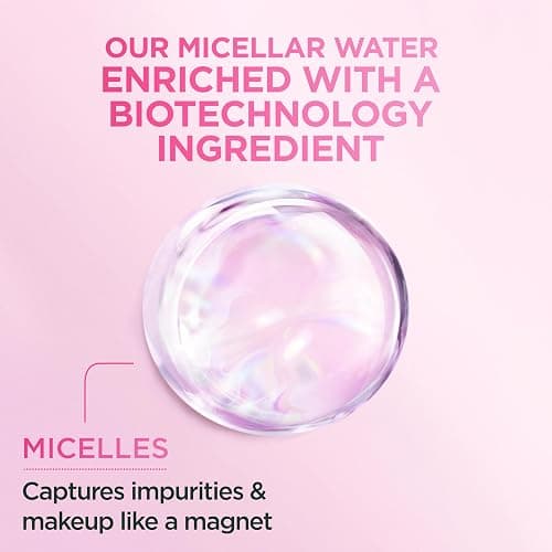 Garnier Micellar Cleansing Water, All-in-One Cleanser & Gentle Makeup Remover, For All Skin Types Including Sensitive. 400ml thumbnail 7