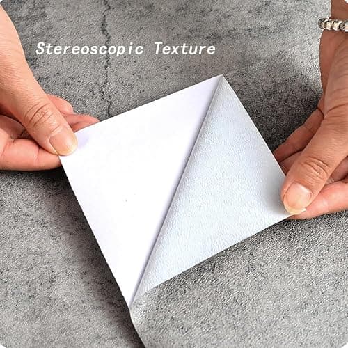 BAYYA Concrete Wallpaper Peel and Stick Grey/Brown/Beige Cement Contact Paper 15.8"x591" Industrial Style Self Adhesive Waterproof Removable Wall Covering Vinyl Film Furniture Stickers for Wall thumbnail 8
