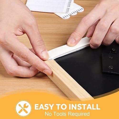Sinnsally Large Picture Hanging Strips Heavy Duty,20-Pairs(40 Strips) Sticky Picture Hangers for Walls Hanging Without Nail,Damage Free No Nails Refill Adhesive Poster Frame Mounting,White thumbnail 5