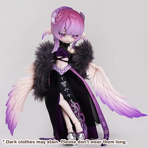 BEEMAI Luluya Cloud Feather Pavilion Series Single Box (Contains 1 Figure), 1/8 BJD Blind Box Cute Figures Collectibles Birthday Gift thumbnail 9