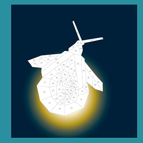 Paint by Sticker Kids: Beautiful Bugs: Create 10 Pictures One Sticker at a Time! (Kids Activity Book, Sticker Art, No Mess Activity, Keep Kids Busy) thumbnail 9